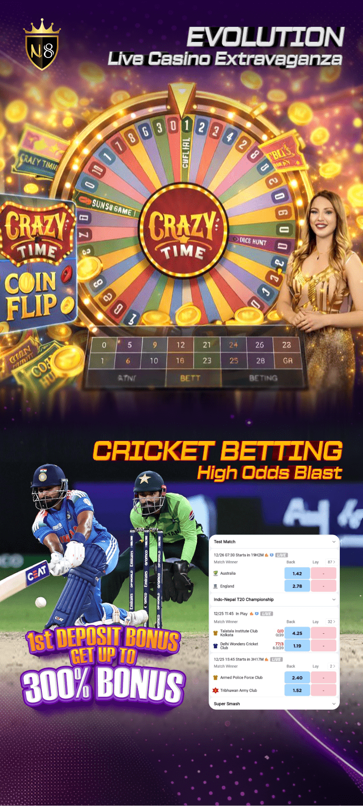 N8 Casino App Download Page